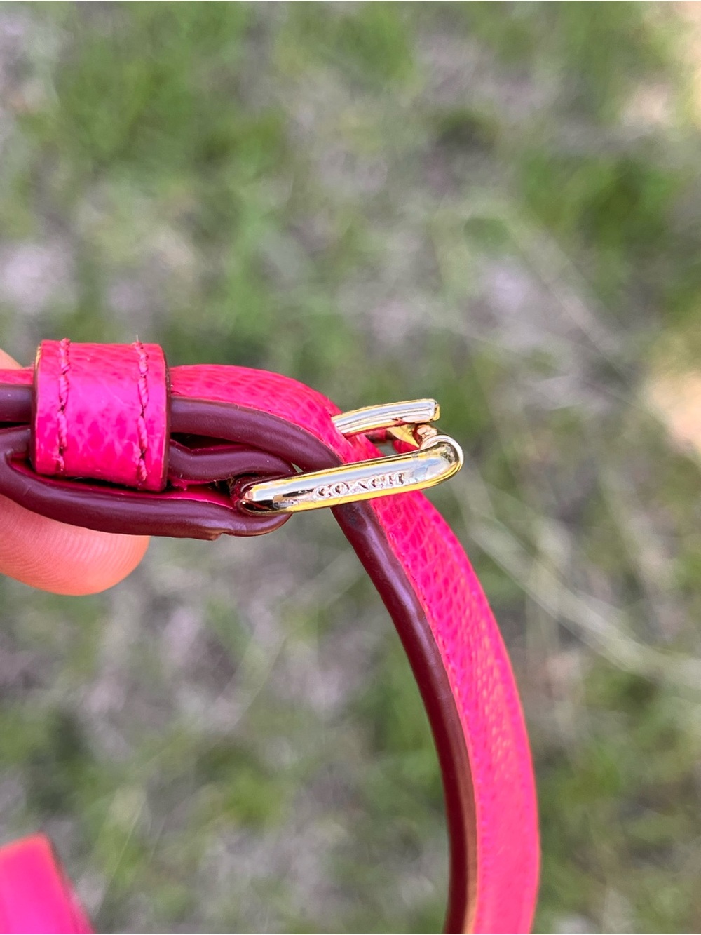Women’s Pink Crossbody Bag Strap – Adjustable Replacement - Picture 2 of 3